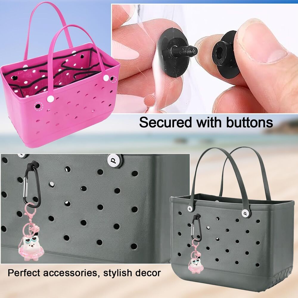 4508 Clear Beach Bag Organizer Accessories for Bogg Bags Organizer Insert - Picture 3 of 7